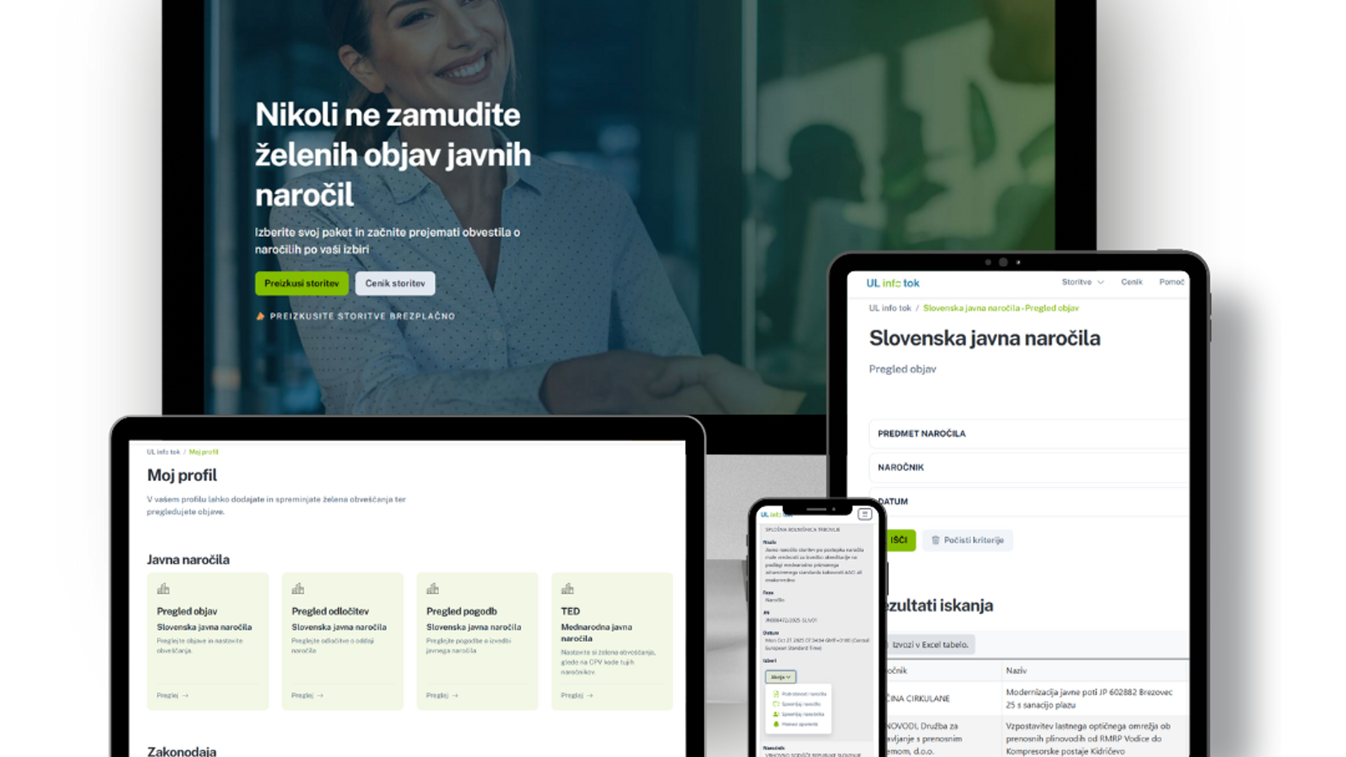 Prenova platforme UL Info Tok in sistemska integracija