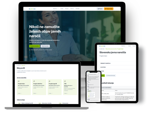 Prenova platforme UL Info Tok in sistemska integracija